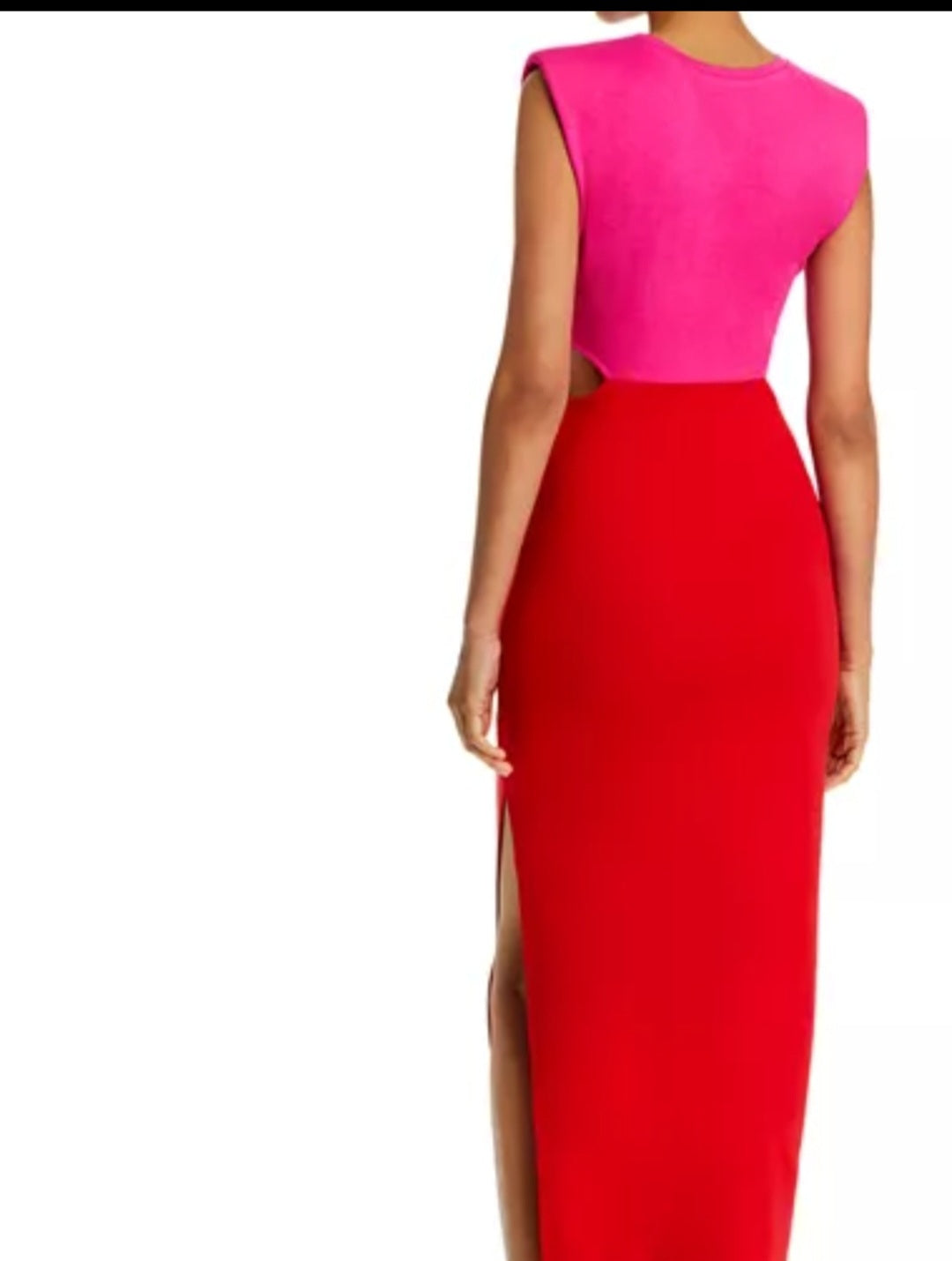 PINK/ RED MAXI DRESS