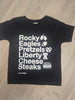 Rocky Eagles Pretzels Cheesesteaks tee