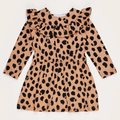 Animal Frill Neck Dress