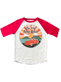 On The Road Again Short Sleeve Raglan Tee