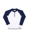 Navy & White Rashguard