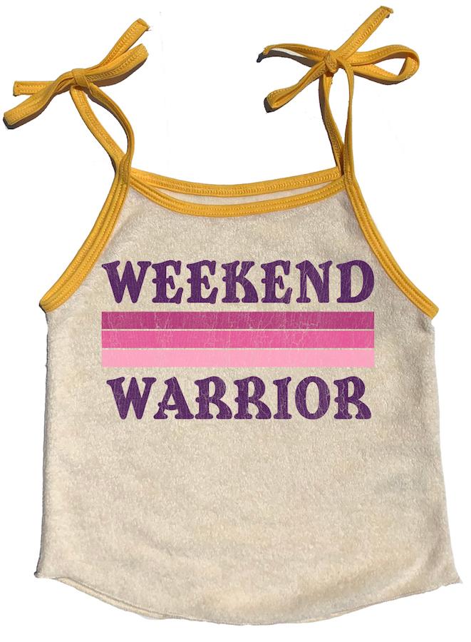 Rowdy Sprout - Weekend Warrior Terry Tie Tank