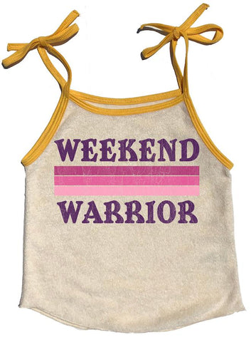 Rowdy Sprout - Weekend Warrior Terry Tie Tank