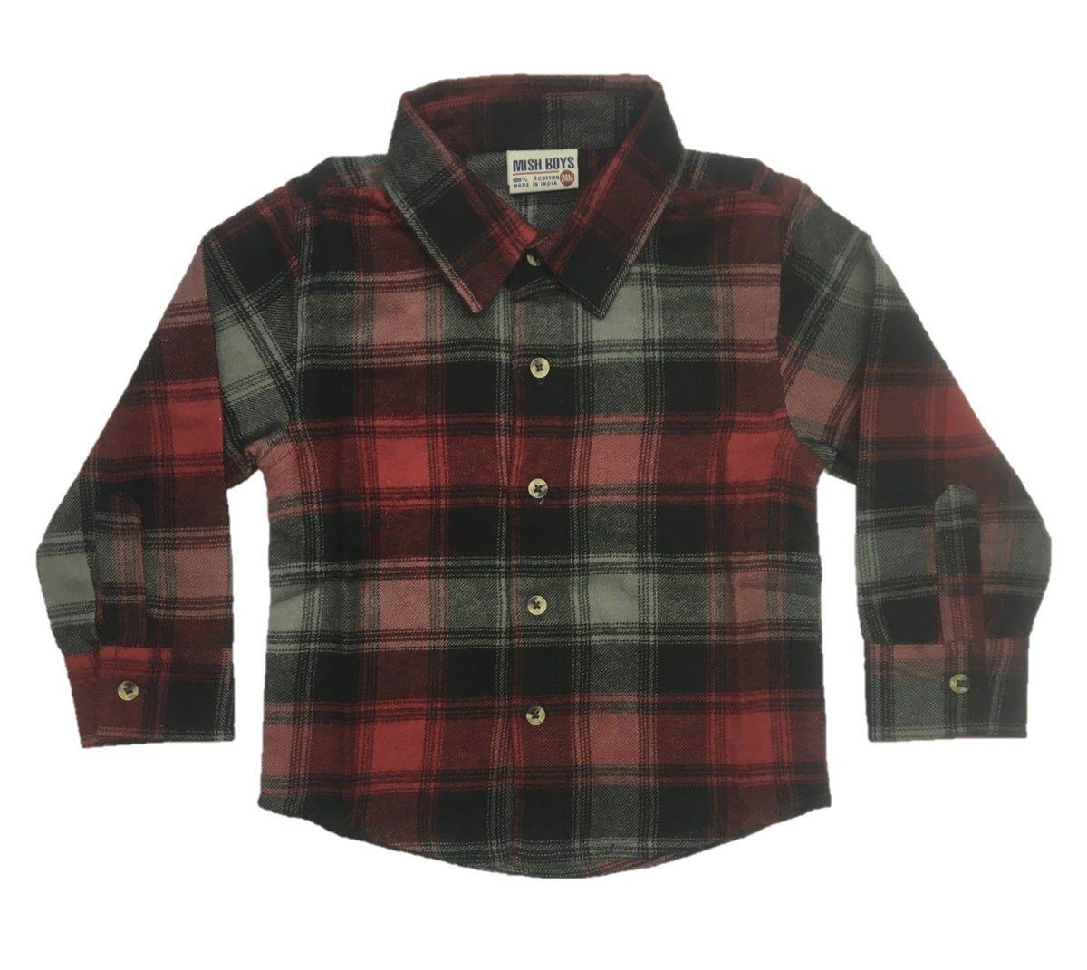 Black Red Flannel Shirt