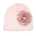 Velvet Flower Pale Pink Beenie