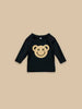 HuxBaby - Smiley Bear Black Rashguard