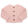 Knit Button Down Sweater Pink