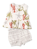 Lobster Island Top & Bloomers