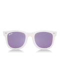 Polarized White & Purple Sunglasses