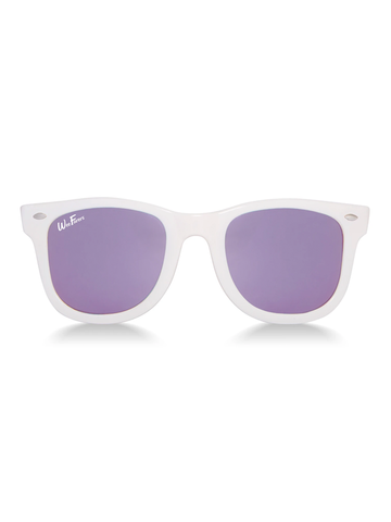 Polarized White & Purple Sunglasses
