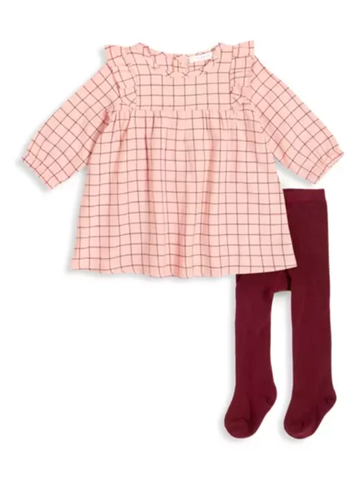 Firsts - "Chelsea Market" Woven Flannel Dress Set (2pcs.)