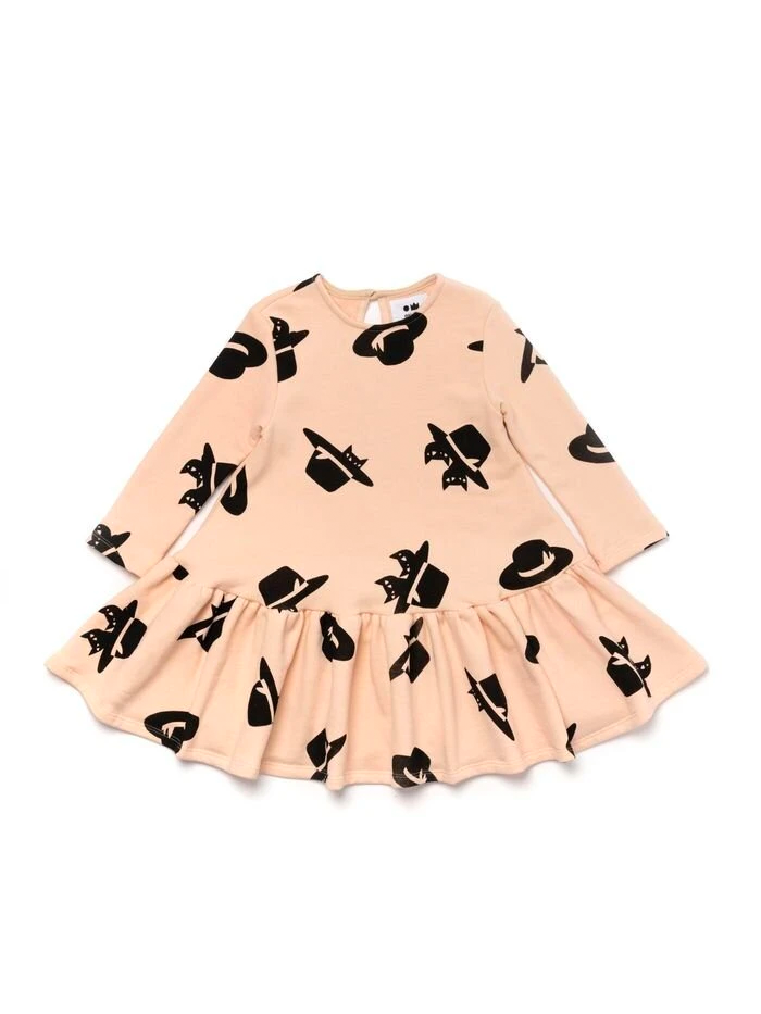 Pale Pink Cats &amp; Hats Dress