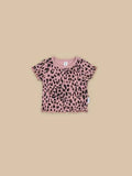 HuxBaby - Leopard Rib Short Set