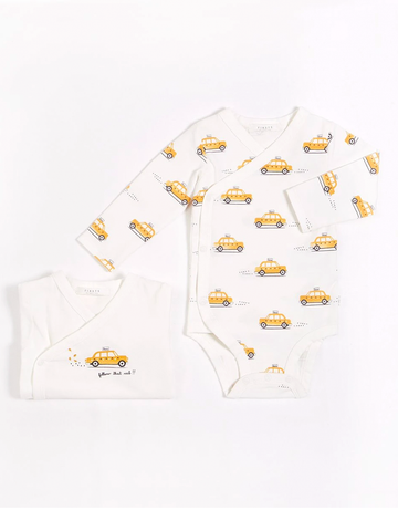 Firsts - FIRSTS "Taxi" Diaper Shirt Set with Organic Cotton (2pcs.)