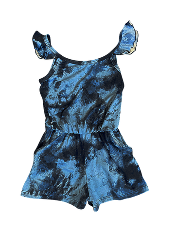 Navy Cloud Romper