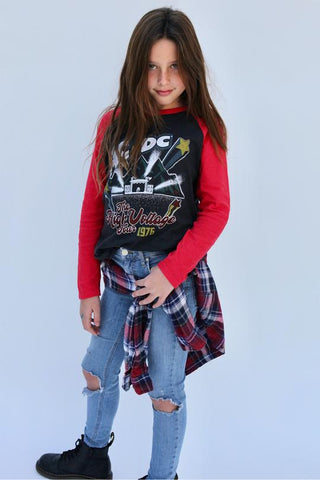 Rowdy Sprout - AC/DC Raglan