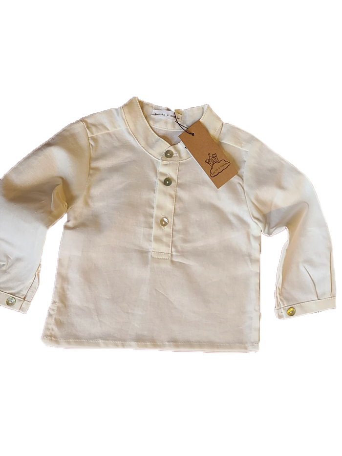 Beige Linen Shirt