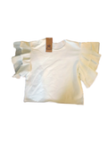 White Ruffle Shirt