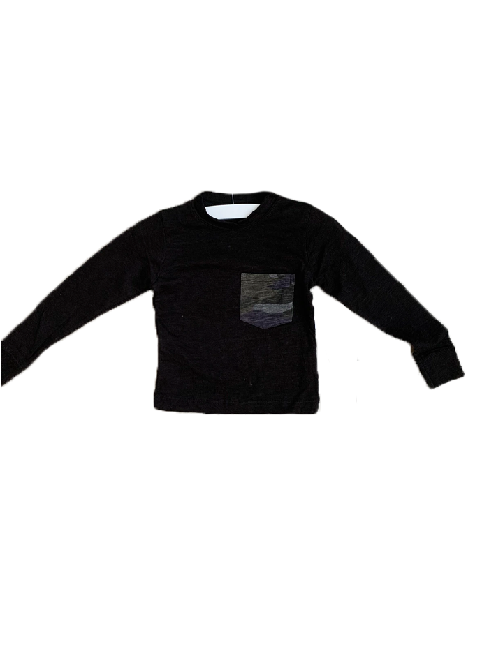 Black With Camo Shirt
