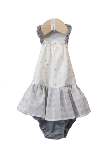 Silver India Romper