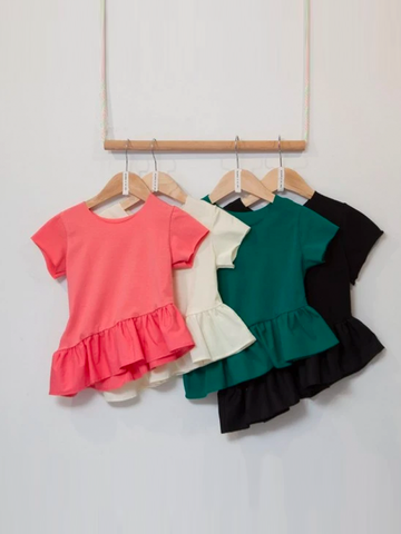 Cream Ruffle Shirt