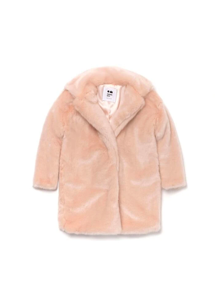 Pale Pink Fur Coat