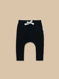 HuxBaby - Black Jersey Drop Crotch Pant