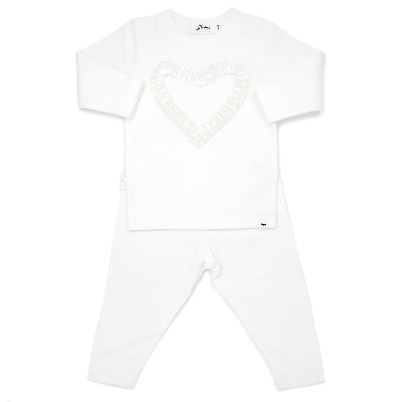 Oh Baby - Ruffle Heart Cream Set